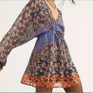 Free People Big Dipper Mini Dress Minidress S